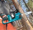 MAKITA 36V(18Vx2) LXT Lithium-Ion Brushless 16-inch Chainsaw Kit w/4 Batteries (4.0Ah) and Dual-Port Charger