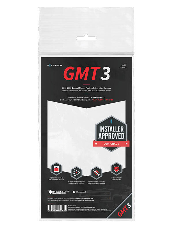 FTI T-Harness for GM Key / PTS Models 2010 to 2020 FTI-GMT3