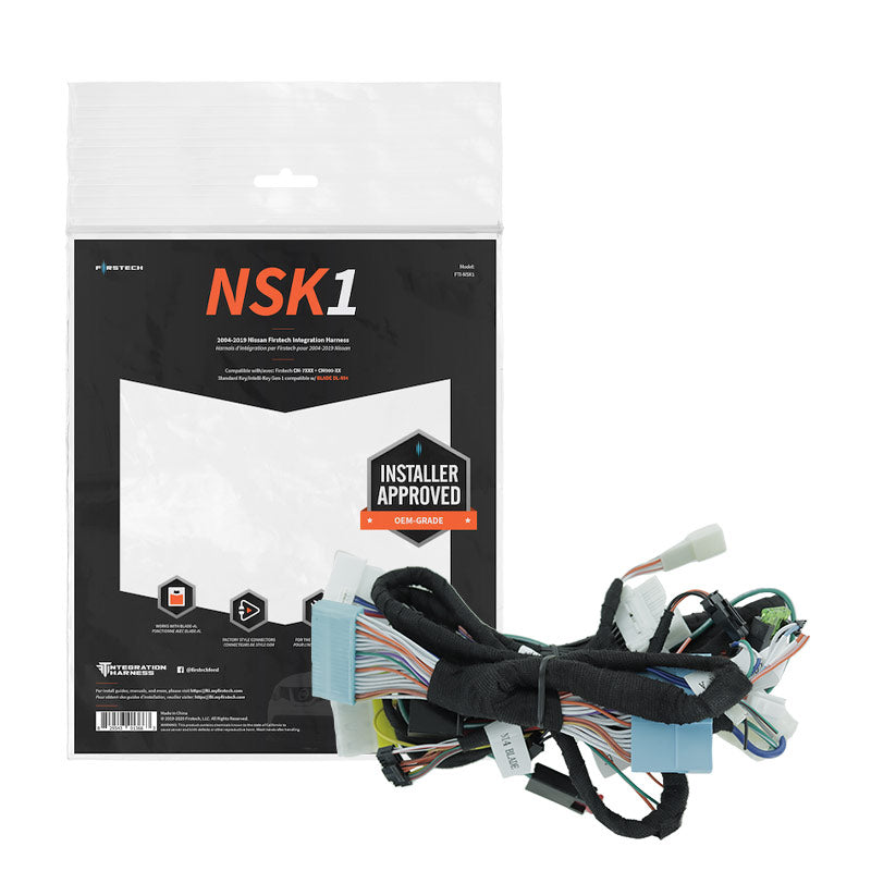 FTI T-Harness for Nissan Key/Intelli-Key Models 2004 to 2019 FTI-NSK1