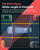 NEXIO M550Max_3ch 4K 3-Channel Dash Cam
