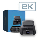 Momento M8 PRO 3-Ch 2K QHD w/Dual 5.0GHz Wi-Fi + GPS Front & Rear Dash Camera Kit (MD-8200) Includes 64GB MicroSD Card