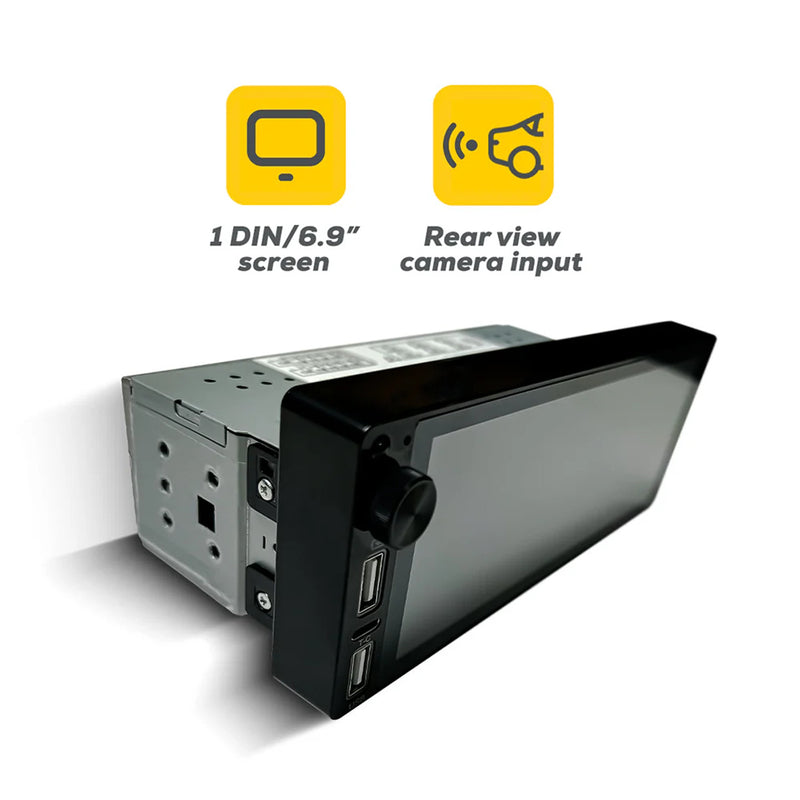 ZZ2 MPPLAY Single-DIN Receiver with Carplay & Android Auto