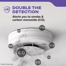 Kidde DETECT Combination Smoke & Carbon Monoxide Alarm, with 10-Year Backup Battery and Voice Alerts
