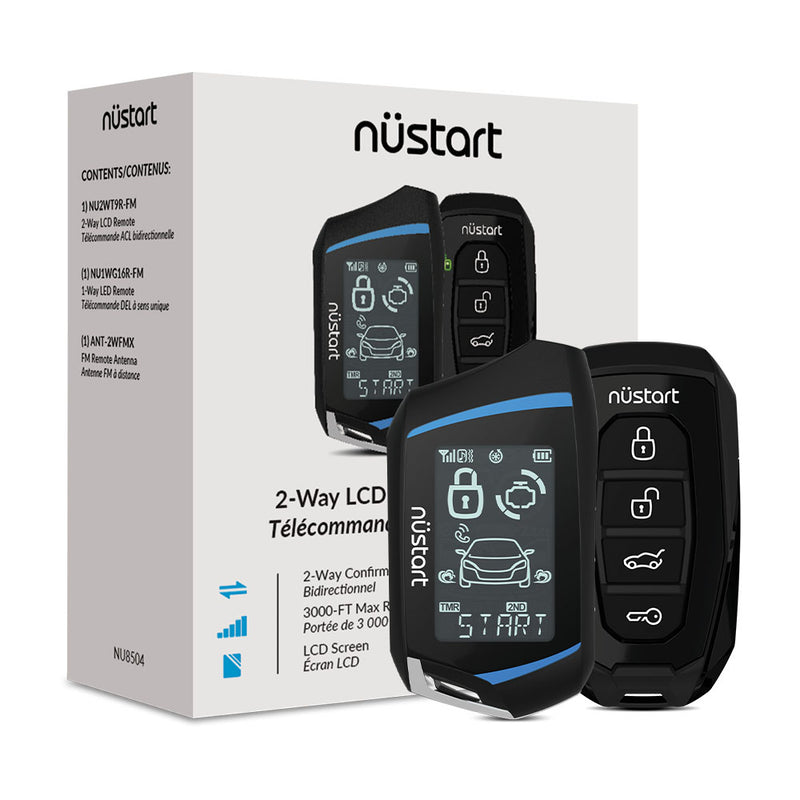 NuStart NU8504 2-Way LCD Remote Upgrade kit 3000 Feet Range