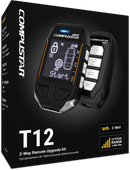 Compustar RF-2WT12-SS Prime T12 3-Mile Range, 2-Way Remote Kit