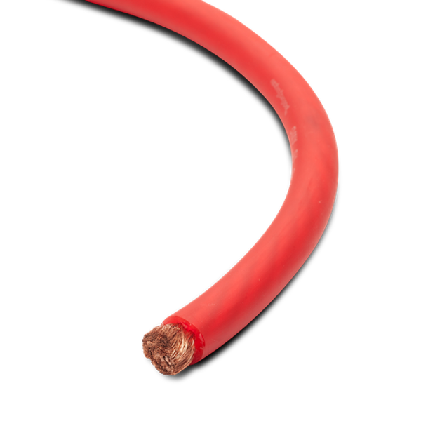 Rockford Fosgate RFW1R-51 51 Foot Spool 1/0 AWG Frosted Red Wire