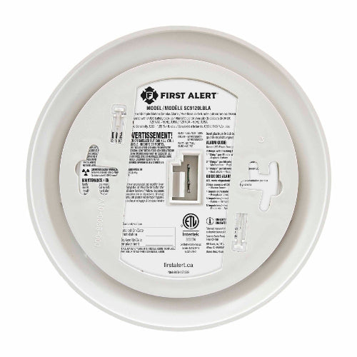 BRK First Alert SC9120LBLA Hardwire Smoke/Carbon Monoxide Alarm 10 Year Battery