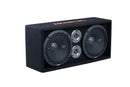 Memphis Audio SRXPE10D4F SRX Pro Dual 10" Chuchero Car Enclosure w/Tweeters+LED