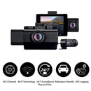 myGEKOgear GOSP32G Scout Pro 2K HD 3-Channel Wi-Fi GPS Dash Cam
