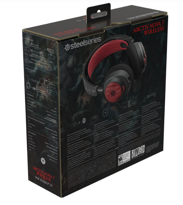 SteelSeries Arctis Nova 7 Limited Edition Diablo IV Wireless Gaming Headset