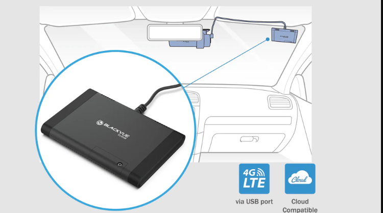 BlackVue DR750X-2CH-PLUSTRUCK-32 2-Channel Dash Cam for Trucks