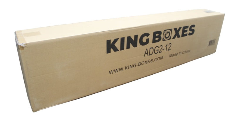 King Boxes ADG2-12 Dual 12” Sealed Upfire Subwoofer Enclosure 02-18 RAM CREW CAB