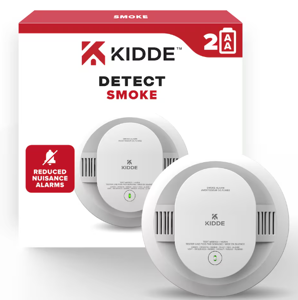 Détecteur de fumée à piles AA Kidde 20SDR-CA 2PK