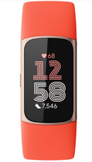Fitbit Charge 6 Fitness Tracker with GPS, Heart Rate & Sleep - Coral/Gold