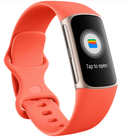 Fitbit Charge 6 Fitness Tracker with GPS, Heart Rate & Sleep - Coral/Gold