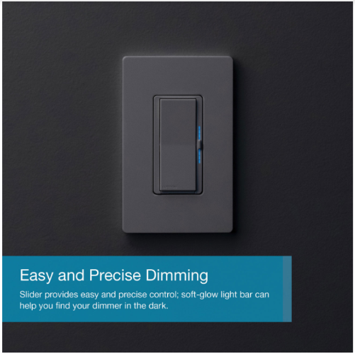 Lutron Diva Smart Dimmer Switch for Caseta Smart Lighting (DVRF-6L-WH-RC)