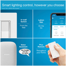 Lutron Claro Smart Switch for Caseta Smart Lighting (DVRF-5NS-WH-RC)