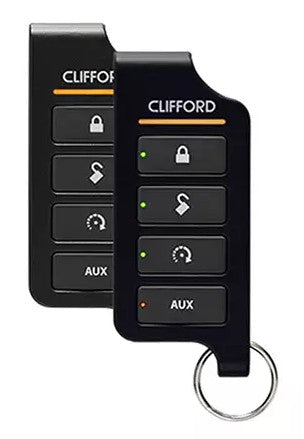 Kit de télécommande à 2 voies et 5 boutons à LED Clifford D9857X, portée de 1 mile