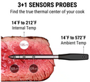 ThermoPro TP980W TempSpike Wi-Fi/Bluetooth Wireless Smart Digital Meat Thermometer - Black