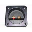 Carrady TPT2BG 4" Square Speaker Terminal Cup – Gold Banana Binding Post