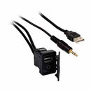 USB-35EXT  USB/3.5MM Water Resistant 6ft Extension