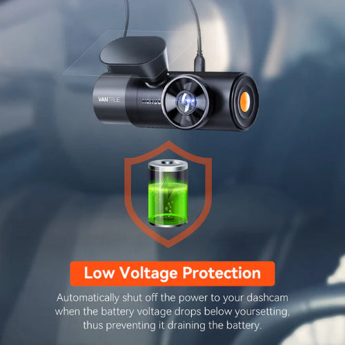 Vantrue VP05 - Direct Power Cable with Display Voltage Check and Low-Voltage Protection