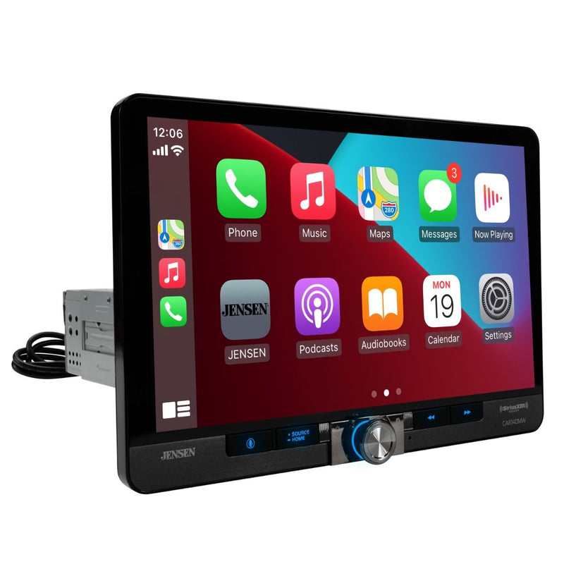 Jensen CAR140MW Digital Media Car Stereo – Bluetooth, USB, MP3, AM/FM Radio, and Shallow Mount Design