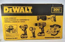 DEWALT DCK587D1M1 20V MAX Lithium-Ion Cordless Combo Kit (5-Tool) with 4Ah Battery, 2Ah Battery, Charger and Bag