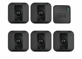 Blink - XT2 5-Camera Indoor/Outdoor Wire-Free 1080p Surveillance System - Black