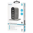 Pom Gear Charge2Go Commander 5-Port USB Charger - Silver (C2G-FD5-SLV)