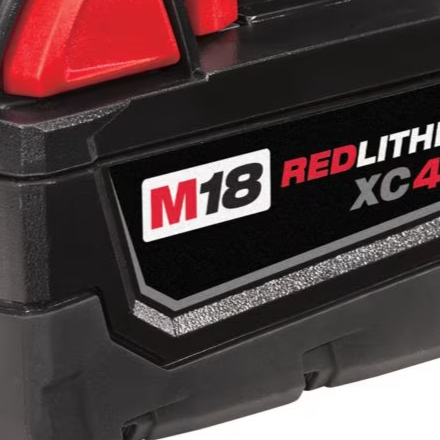 Milwaukee 48-11-1840 Tool M18 18V Lithium-Ion Extended Capacity (XC) 4.0 Ah REDLITHIUM Battery Pack