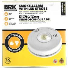 BRK 7020BSLA AC Hardwired 120-Volt Photoelectric Sensor Smoke Detector