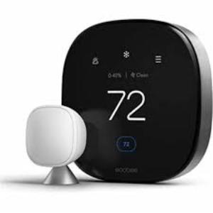 Ecobee PREMIUM Wi-Fi Programmable Smart Thermostat, 2H/2C or 4H/2C with Voice Control - EB-STATE6PC-01