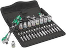 Wera 8100 SA 6 Zyklop Speed Ratchet Set – 1/4" Drive, Metric, 28-Piece