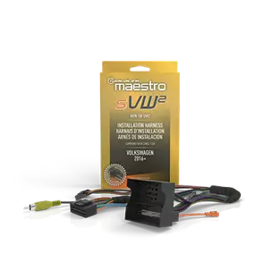 iDatalink HRN-SR-VW2 Connect a new car stereo and retain steering wheel controls and factory amp in select 2016-19 Volkswagen vehicles