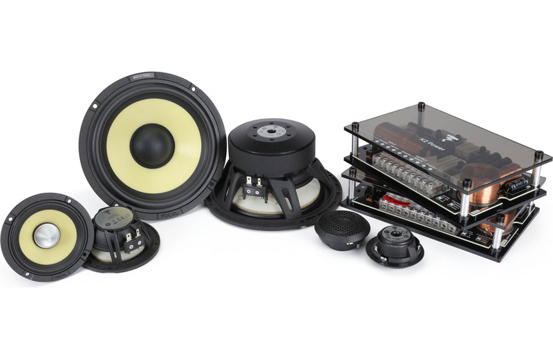 Focal ES 165 KX3E Elite K2 Power Series 6-1/2" 3-way component speaker system