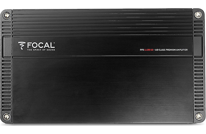 Focal FPX 4.400 SQ 4-channel car amplifier — 70 watts RMS x 4