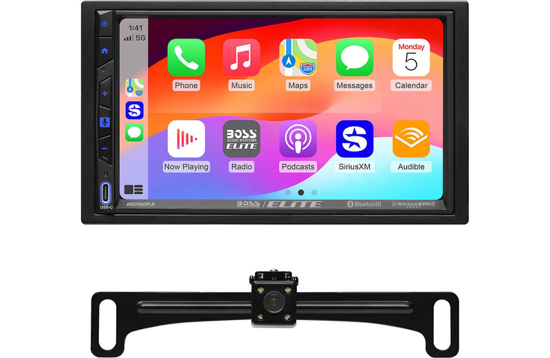 BOSS Audio Elite BE7ACP.XC Package Includes digital multimedia receiver and backup camera (does not play discs)