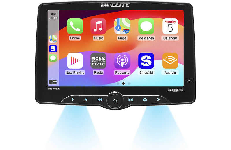 BOSS Audio Elite BE9ACP.XC Digital multimedia receiver (does not play discs) and backup camera