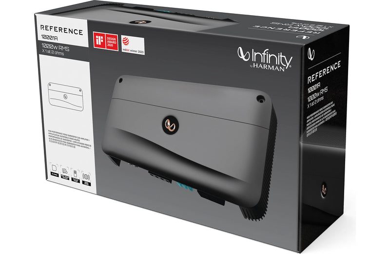 Infinity Reference 10001A Reference Series mono subwoofer amplifier — 1,000 watts RMS at 2 ohms