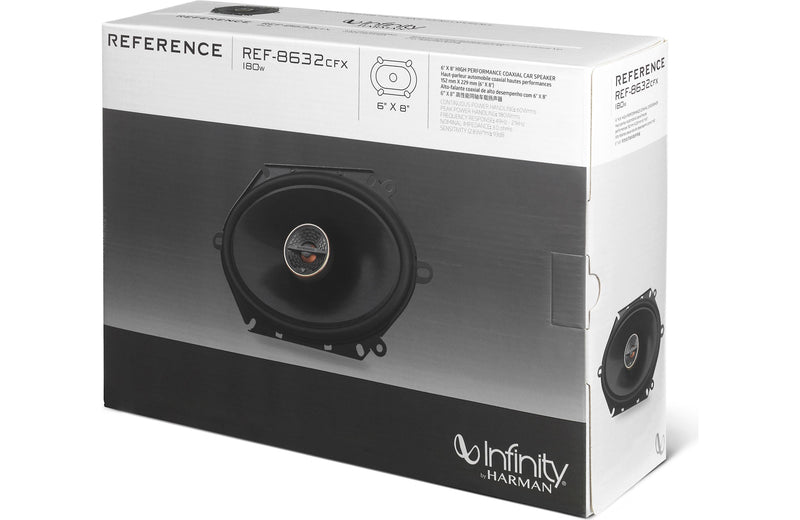 Infinity Reference REF-8632CFX Reference Series 6"x8" 2-way car speakers