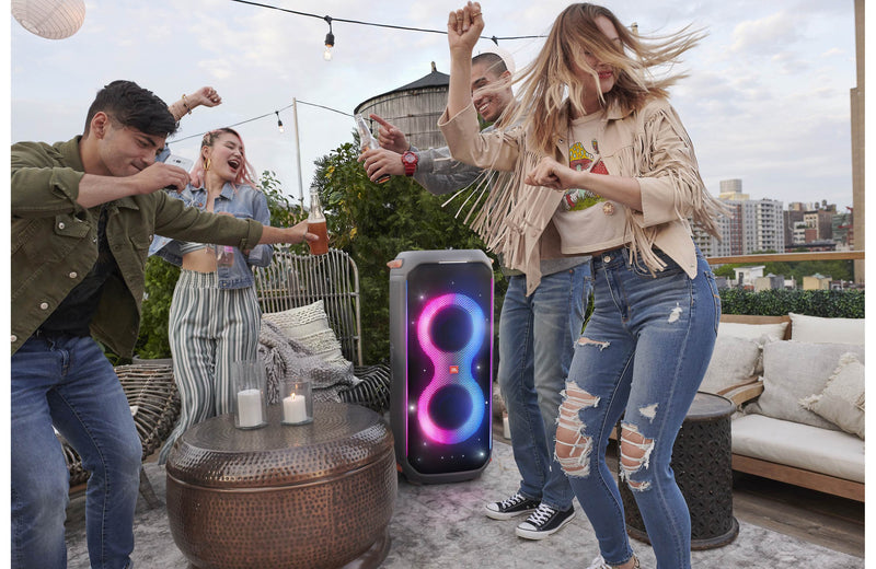 JBL Partybox 710 Splashproof Bluetooth Wireless Party Speaker with light display - Black Open Box