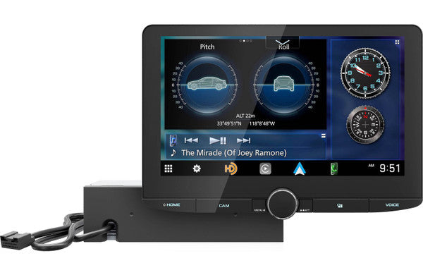 Récepteur multimédia numérique Kenwood DMX1057XR 10,1" Apple CarPlay et Android Auto compatible SriusXM 