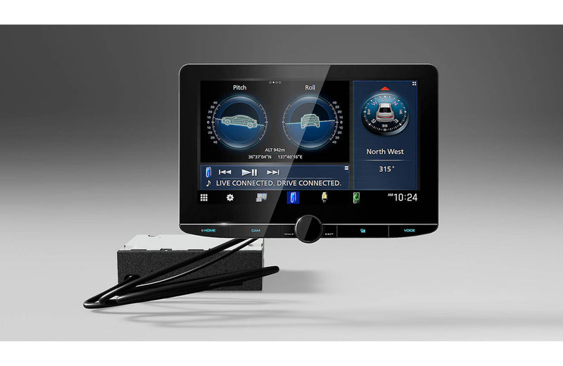 Récepteur multimédia numérique Kenwood DMX1057XR 10,1" Apple CarPlay et Android Auto compatible SriusXM 