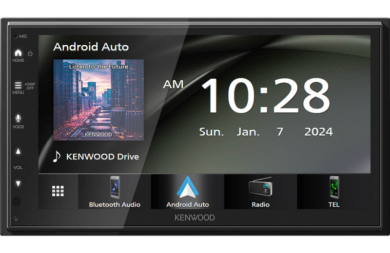 Kenwood DMX5710S 6.8" Digital Media Receiver with Apple CarPlay & Android Auto