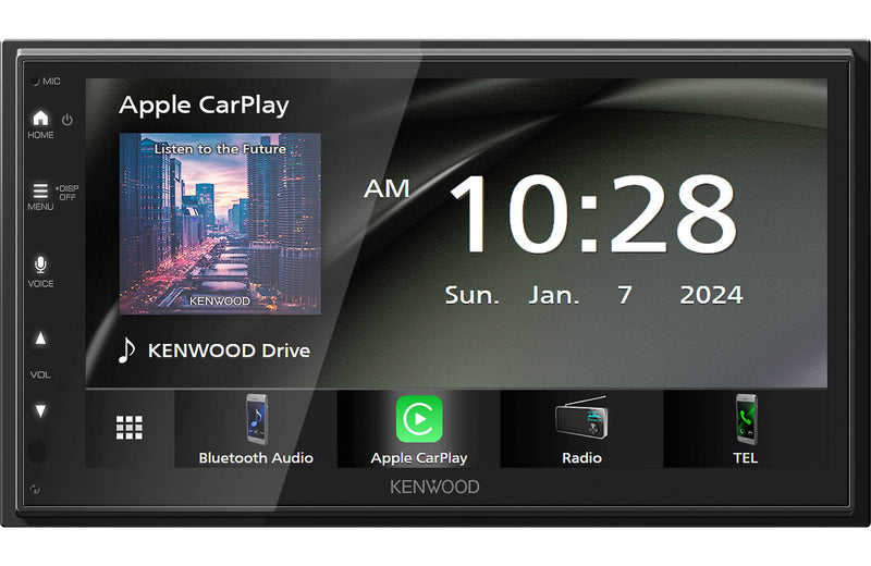 Kenwood DMX5710S 6.8" Digital Media Receiver with Apple CarPlay & Android Auto