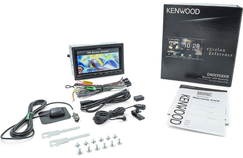 Kenwood eXcelon DMX958XR 6.8″ Digital Multimedia Receiver with Bluetooth & HD Radio