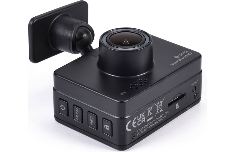 Kenwood DRV-A310W HD dash cam with 2" display, GPS, and Wi-Fi