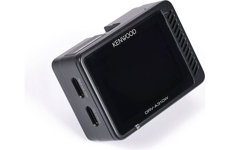 Kenwood DRV-A310W HD dash cam with 2" display, GPS, and Wi-Fi