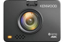 Kenwood DRV-A610WDP Compact 4K HD dash camera with 2" display, Wi-Fi, and GPS — includes rear-view cam